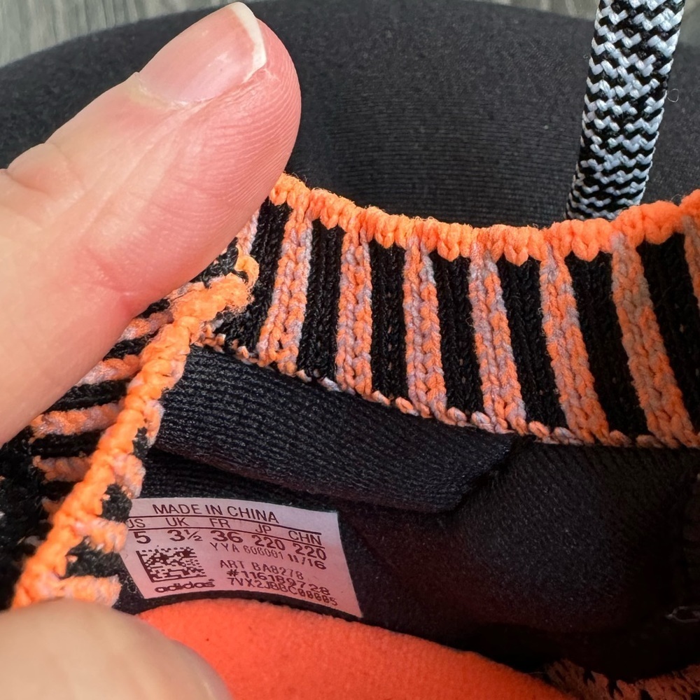 adidas Ultra Boost X in Glow Orange Size 5 - Picture 10 of 11